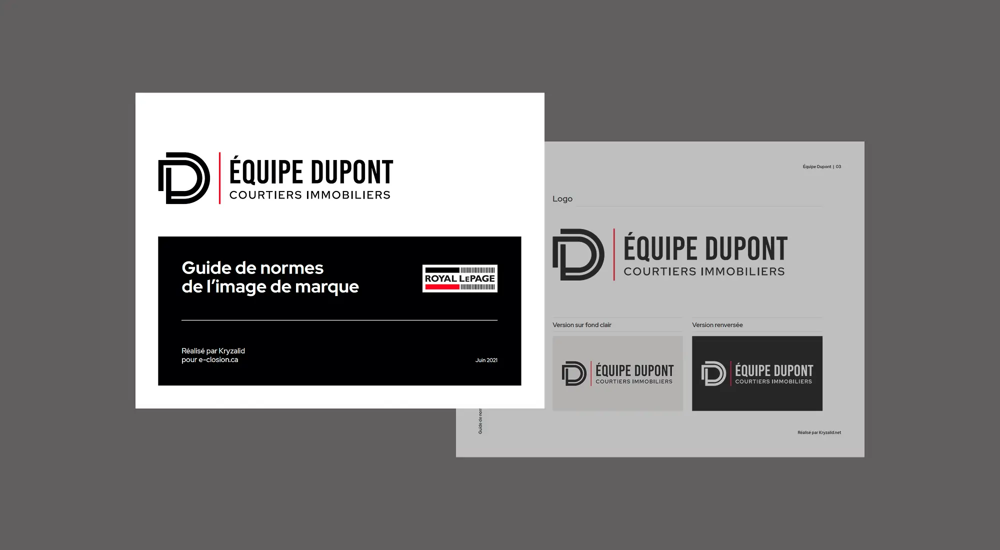 Guide de normes : Équipe Dupont