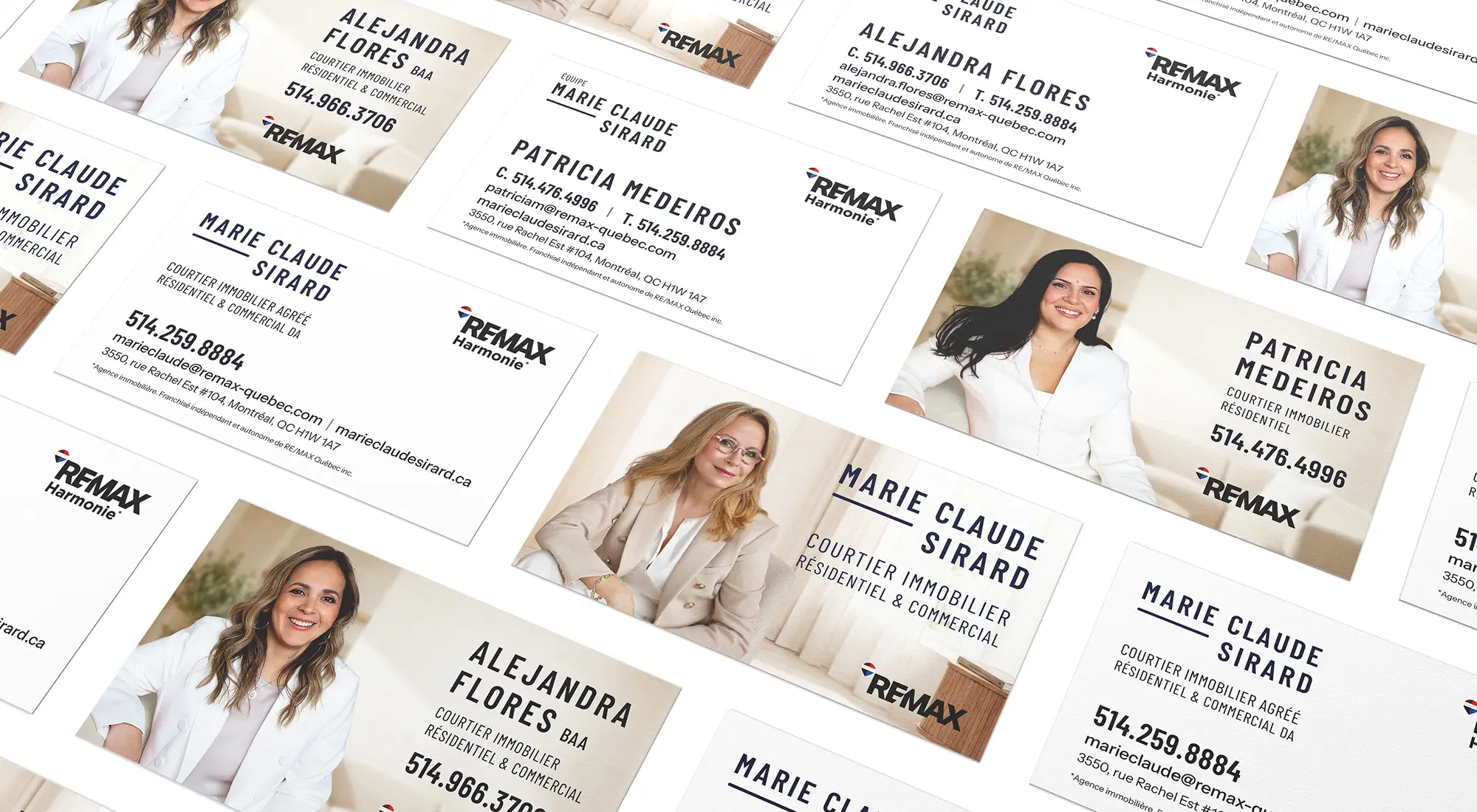 Cartes d'affaires : Marie Claude Sirard