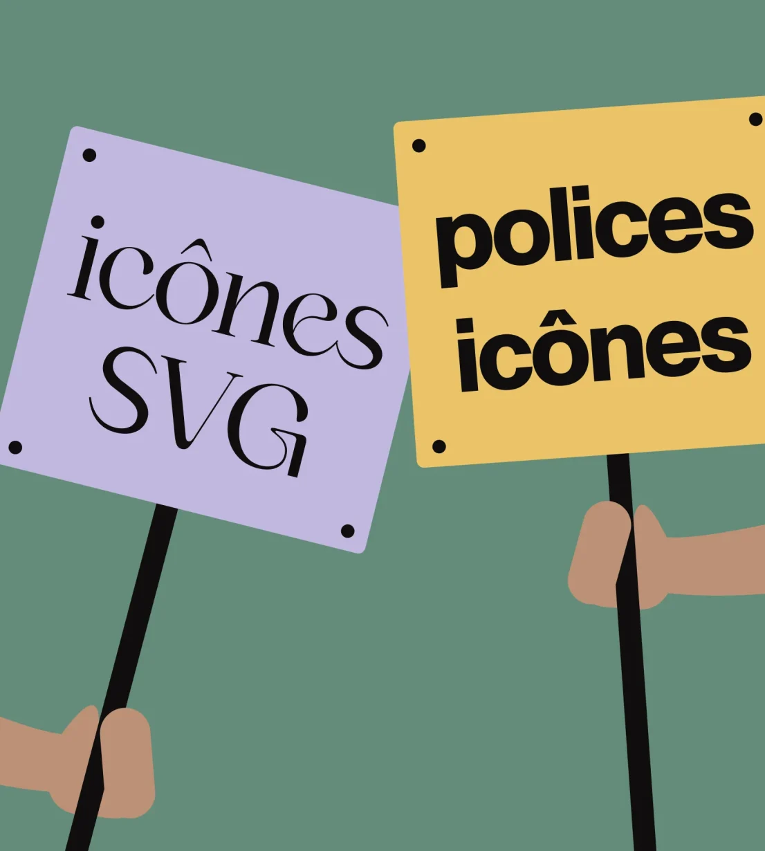 Lire l'article: Êtes-vous du type polices icônes ou SVG?