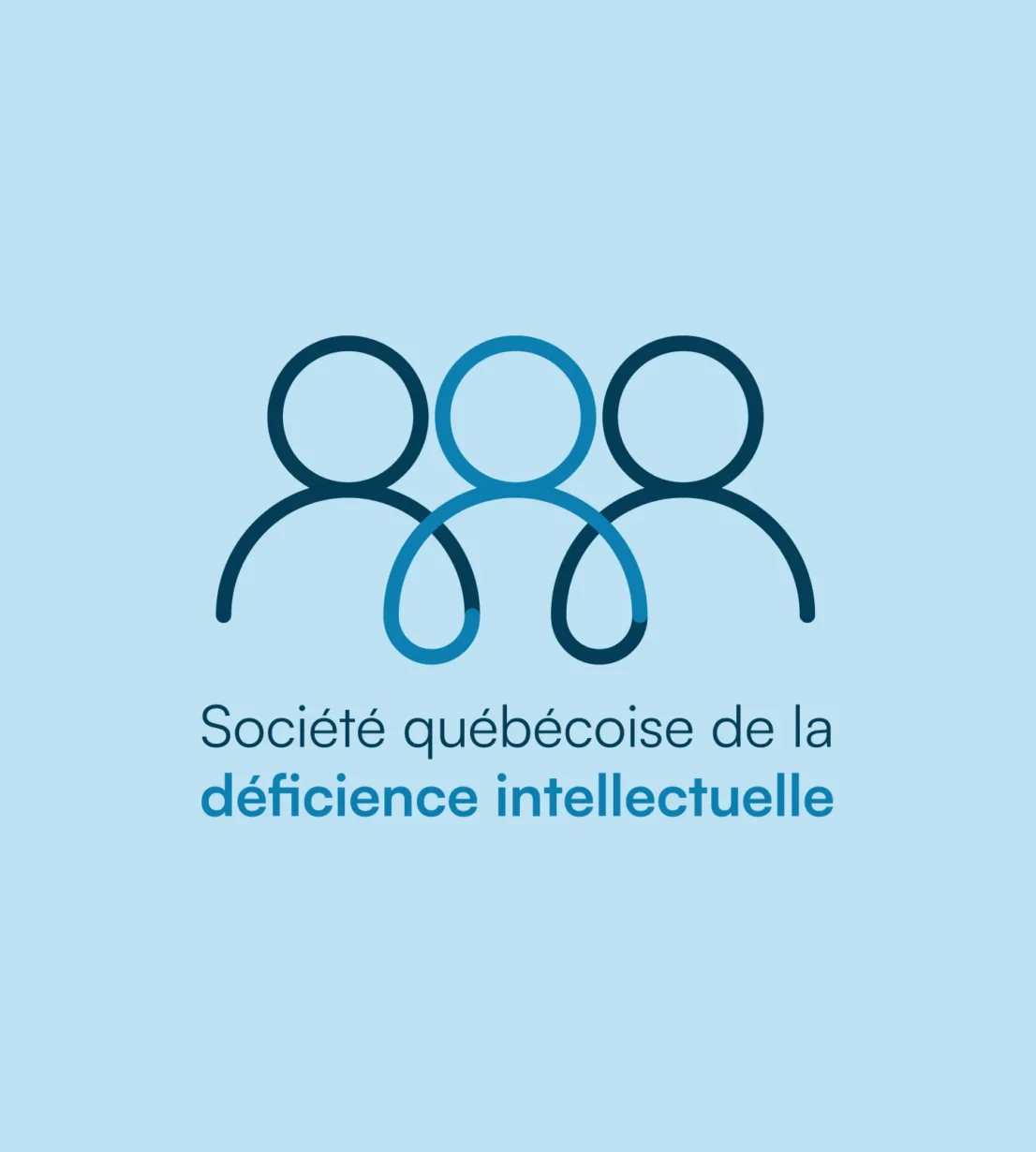 Mise en situation du site web de la Société québécoise de la déficience intellectuelle.