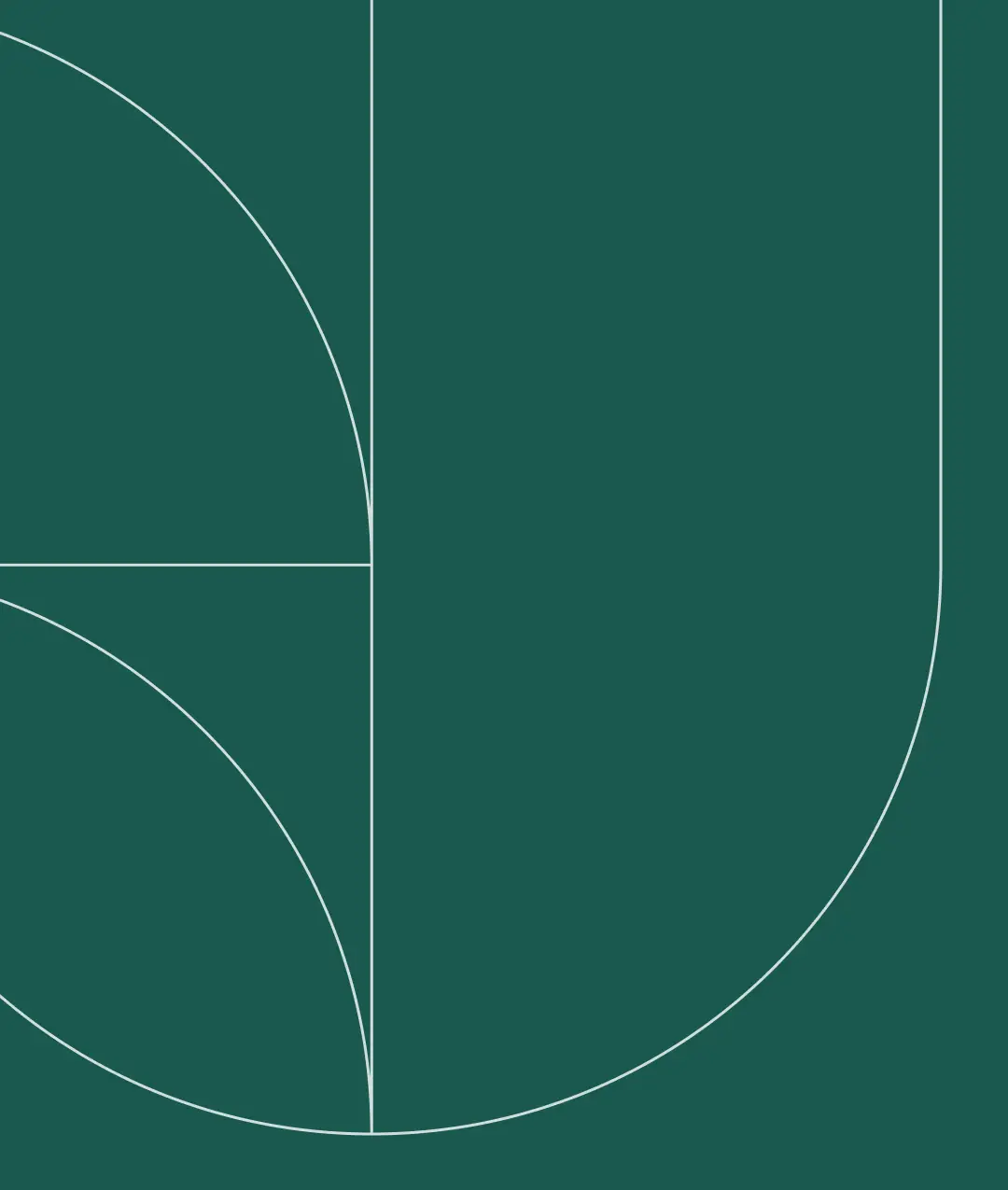 Motif graphique vert inspiré du symbole floral de Jardins Mirabel