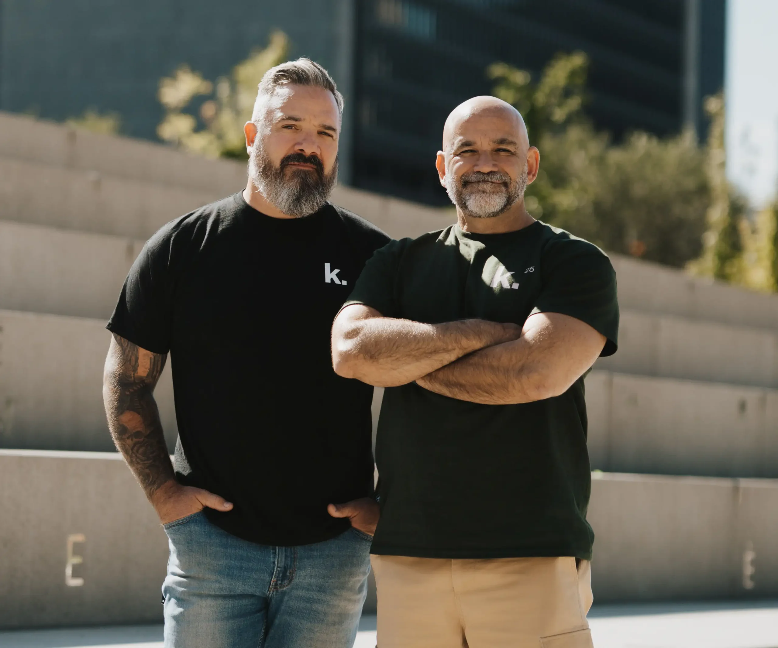 Nos deux associés chez Kryzalid : Seb et Charles